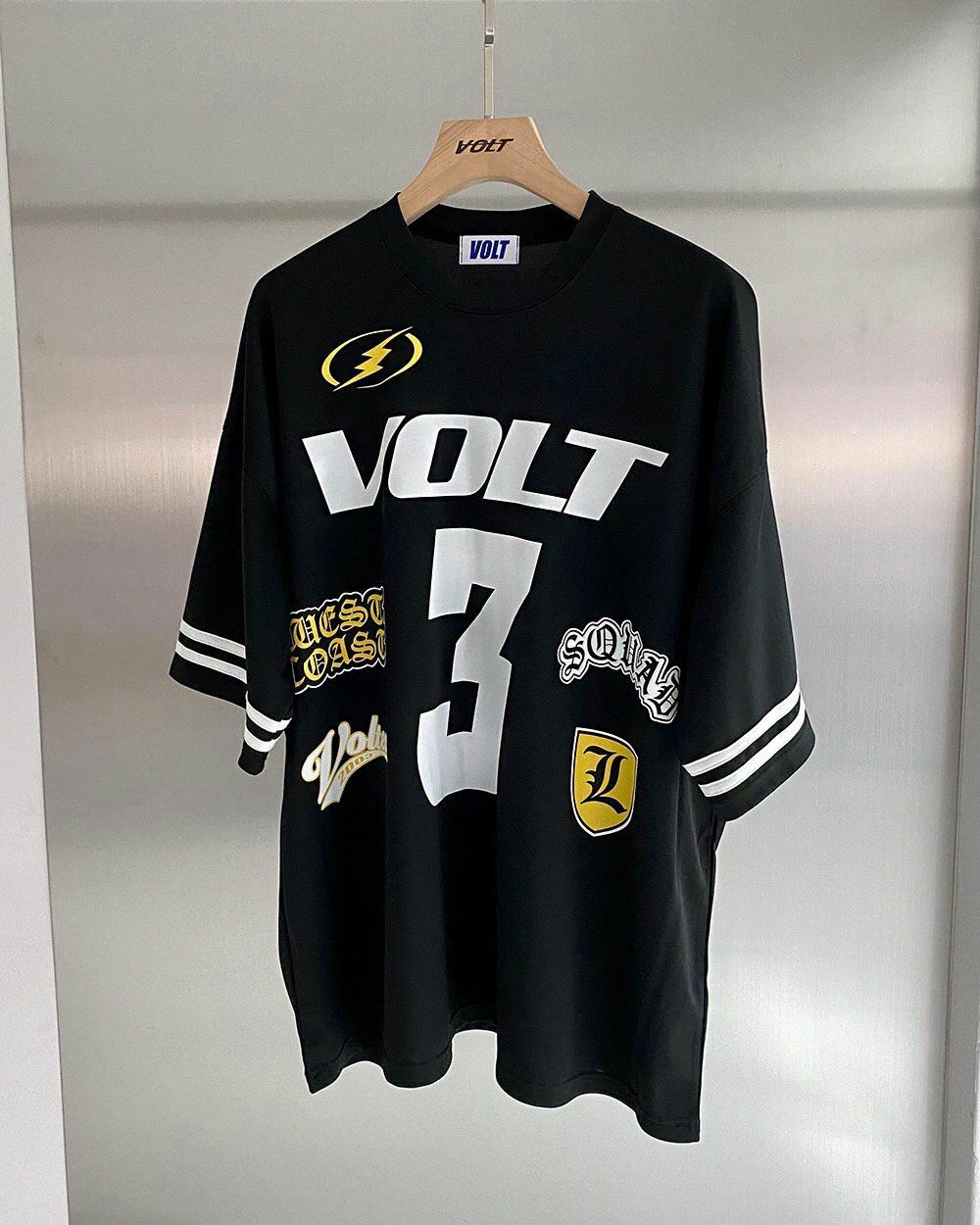 OverSize圖案英文字短袖Tee VOLT-062T