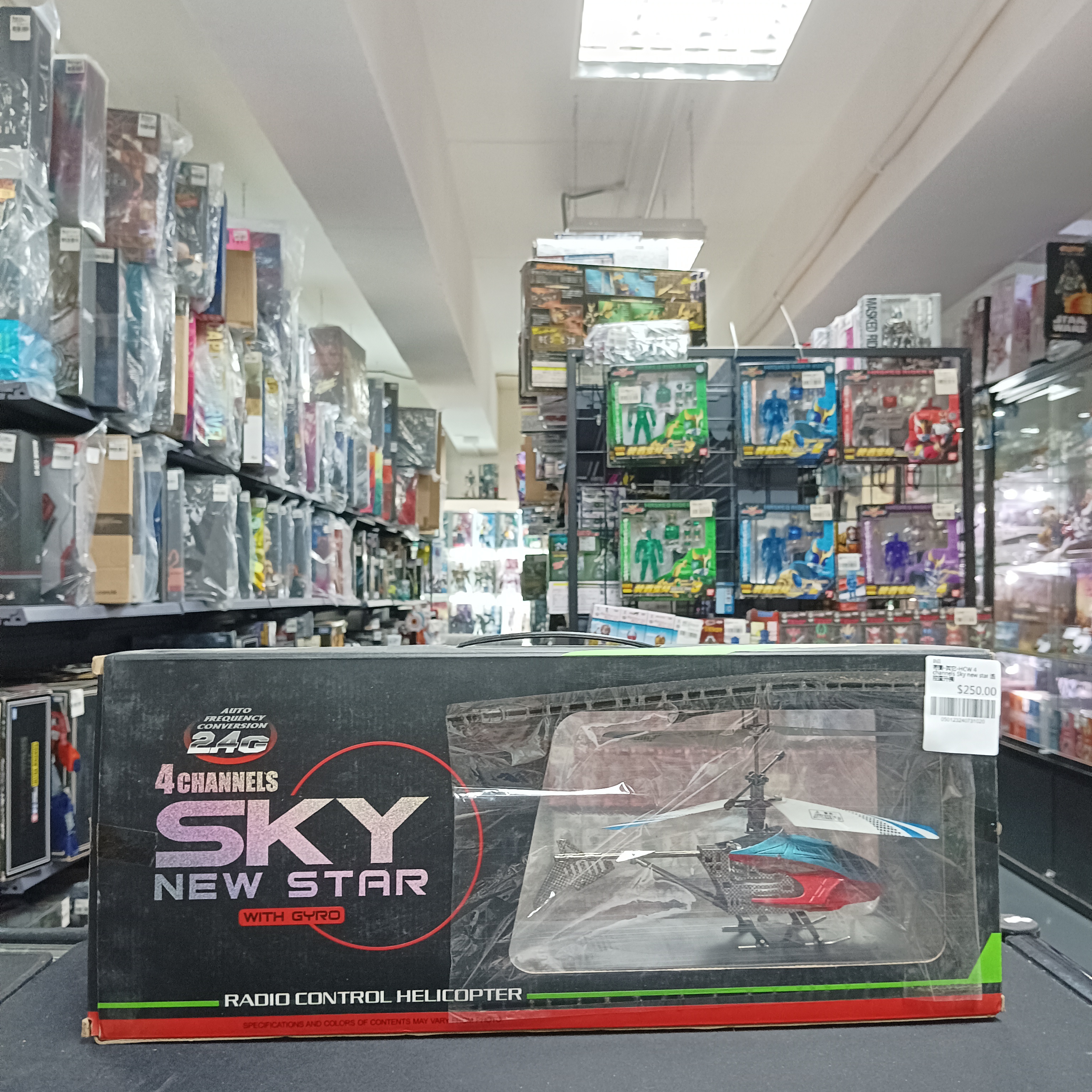 寄賣-其它-HCW 4 channels Sky new star 遙控直升機