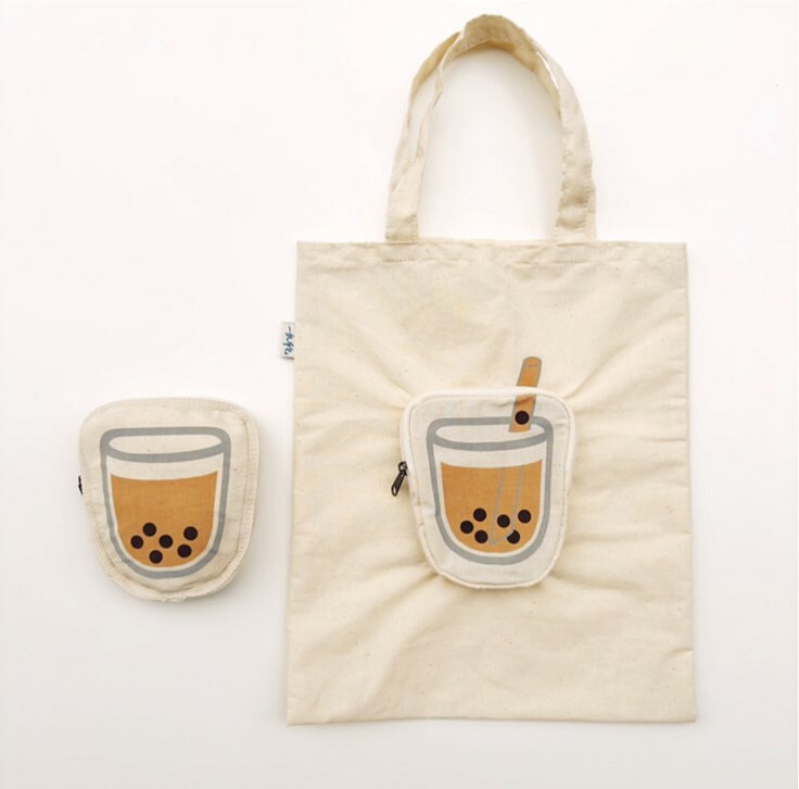 一帆布包】台湾飽バッグ - 折りたたみキャンバストート|來好 台湾雑貨店