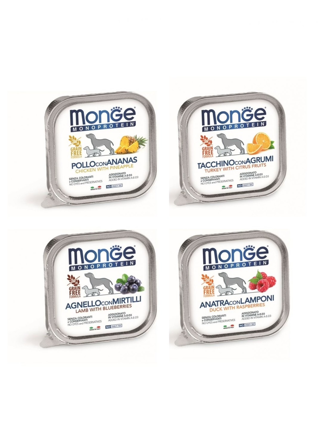 瑪恩吉 MONO蔬果狗狗主食餐盒 MONGE