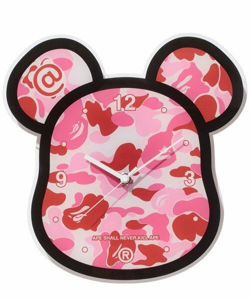 BAPE APE ABC BE@RBRICK WALL CLOCK 迷彩 時鐘 3色 現貨