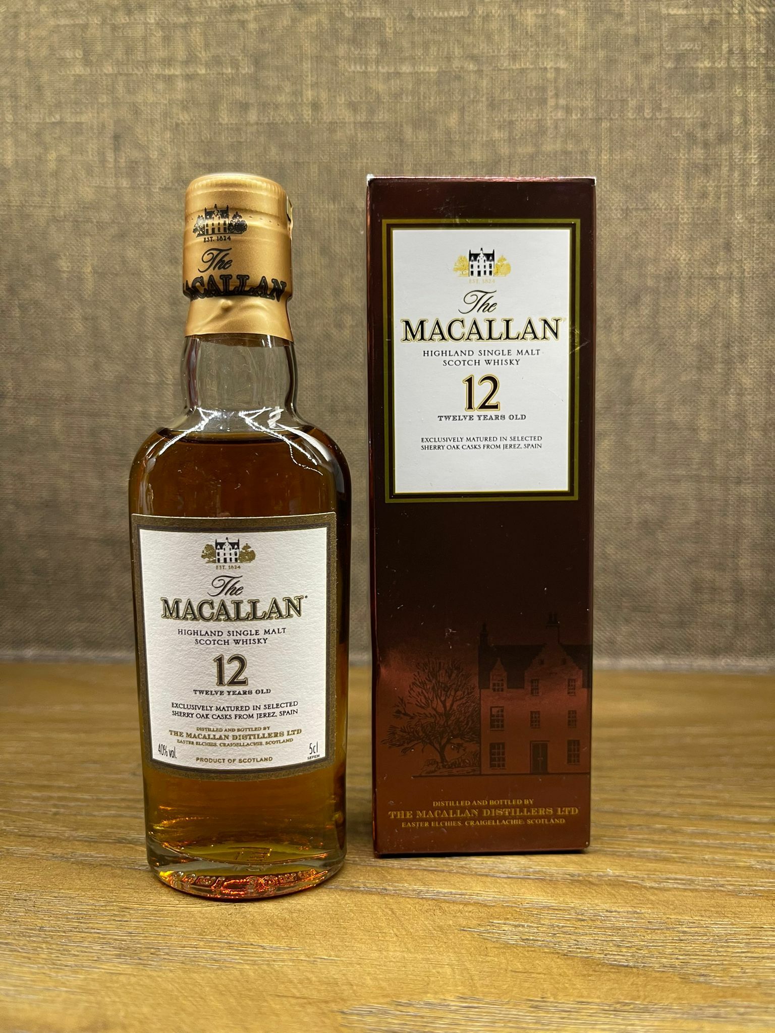 Macallan 12y Sherry Oak 50ml 舊版
