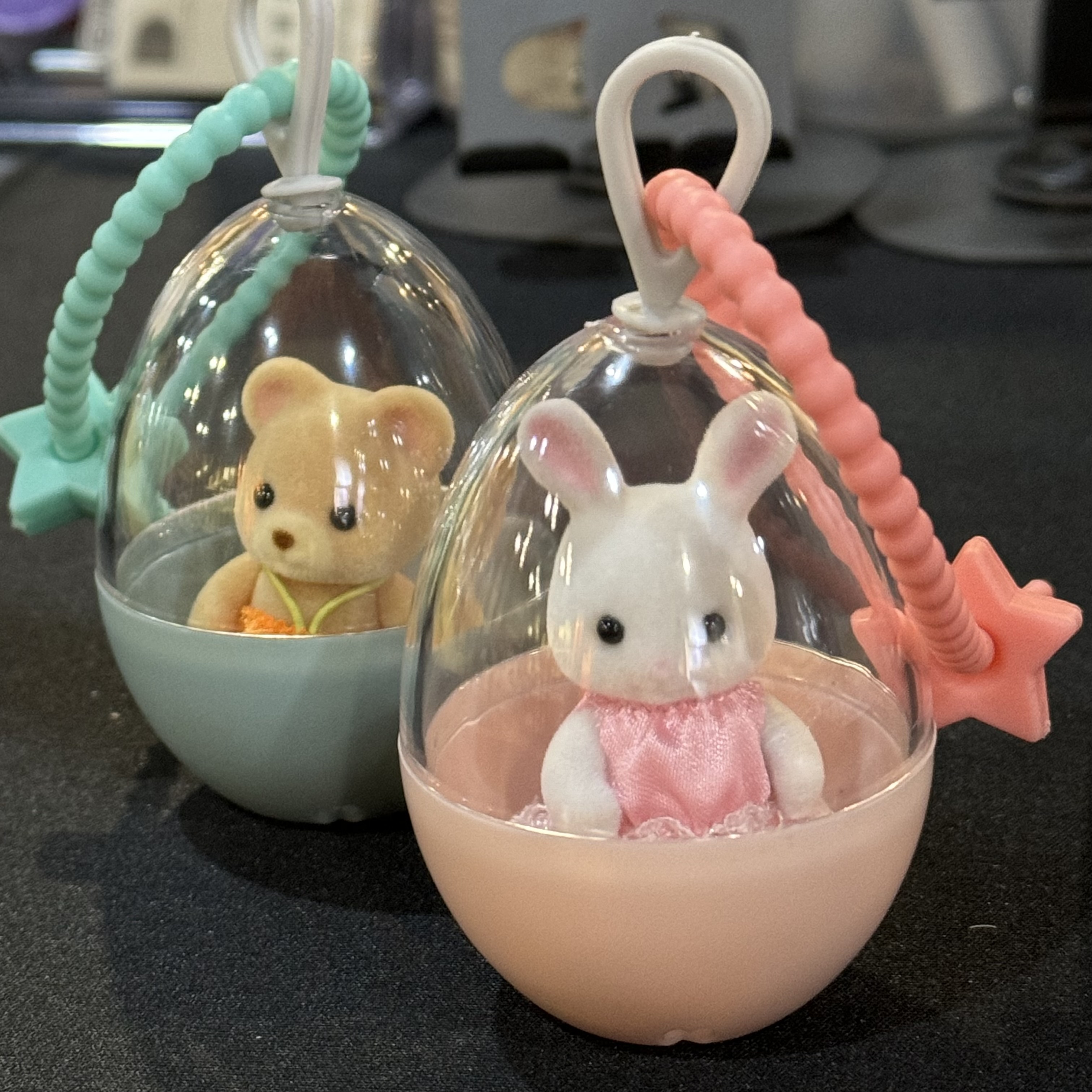 Sylvanian Families 森林家族小配件 防塵透明保護匙扣套 （蛋形）