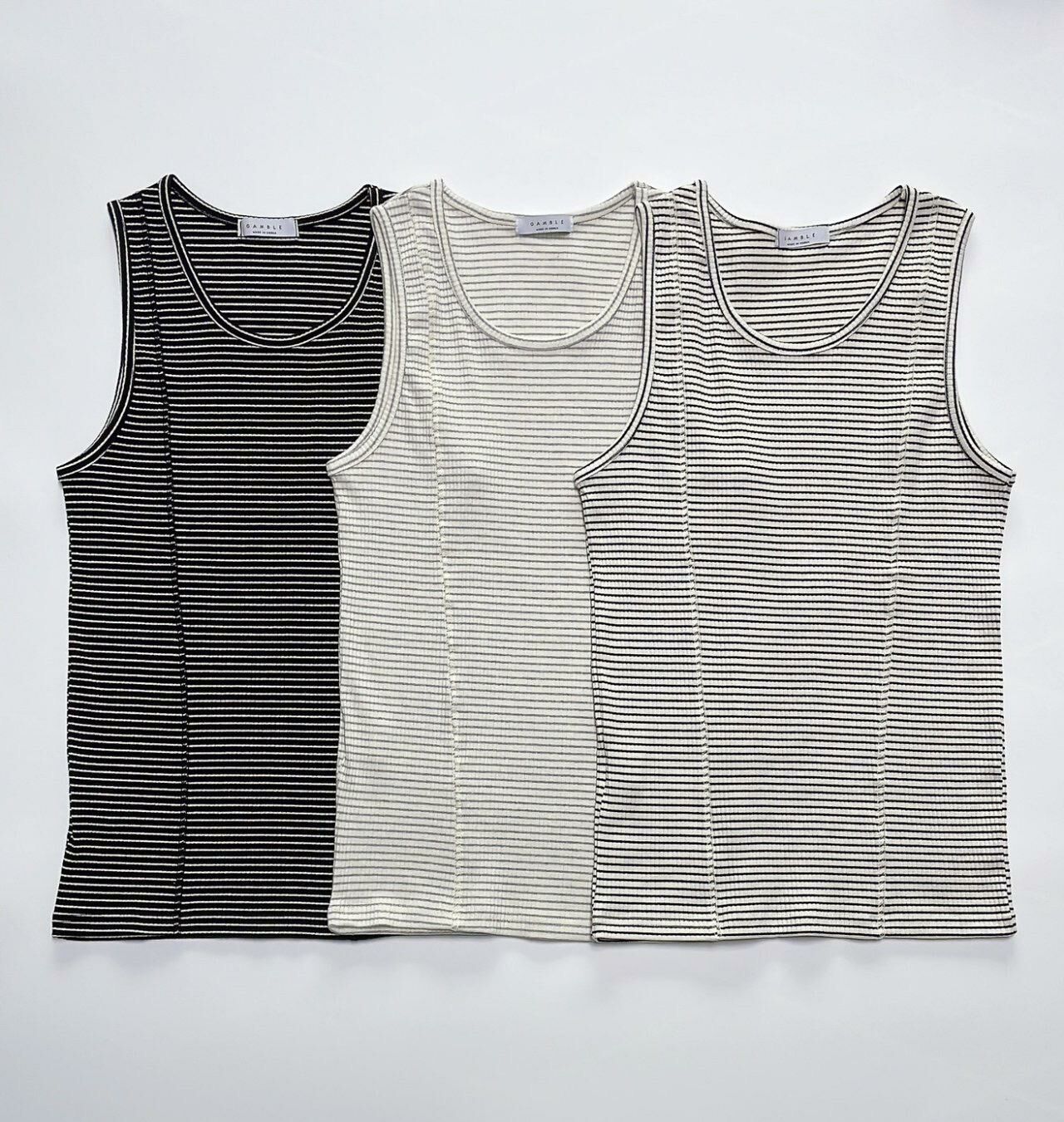 橫間背心 GAMBLE-040V