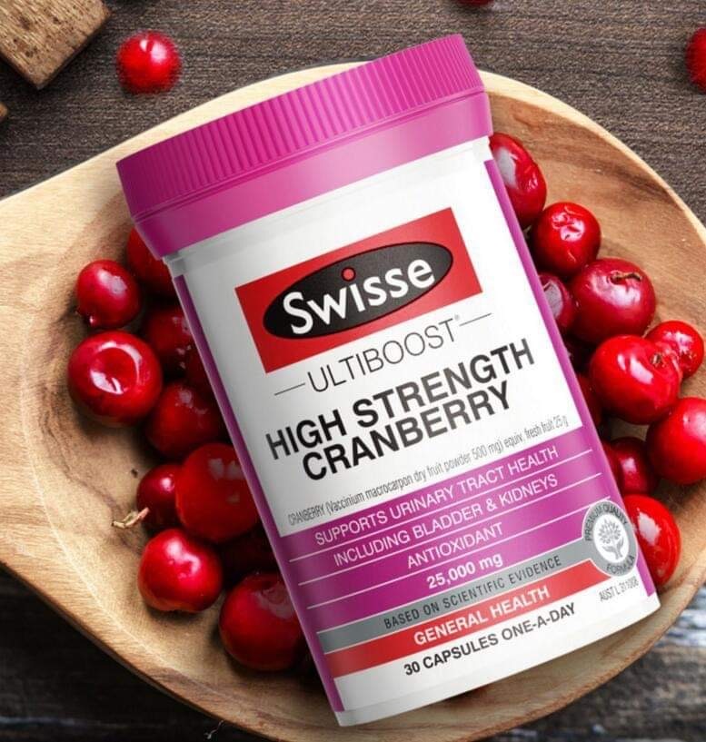 澳洲Swisse High Strength Cranberry高濃度蔓越莓錠90粒