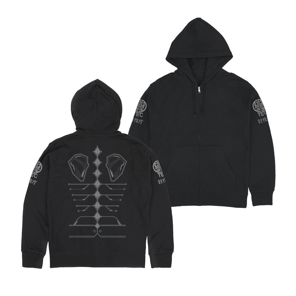 Cospa 0819 出雲テックス ジップパーカー [怪獣８号] BLACK