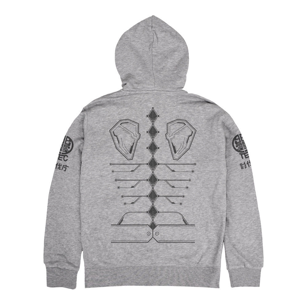 Cospa 0819 出雲テックス ジップパーカー [怪獣８号] MIX GRAY