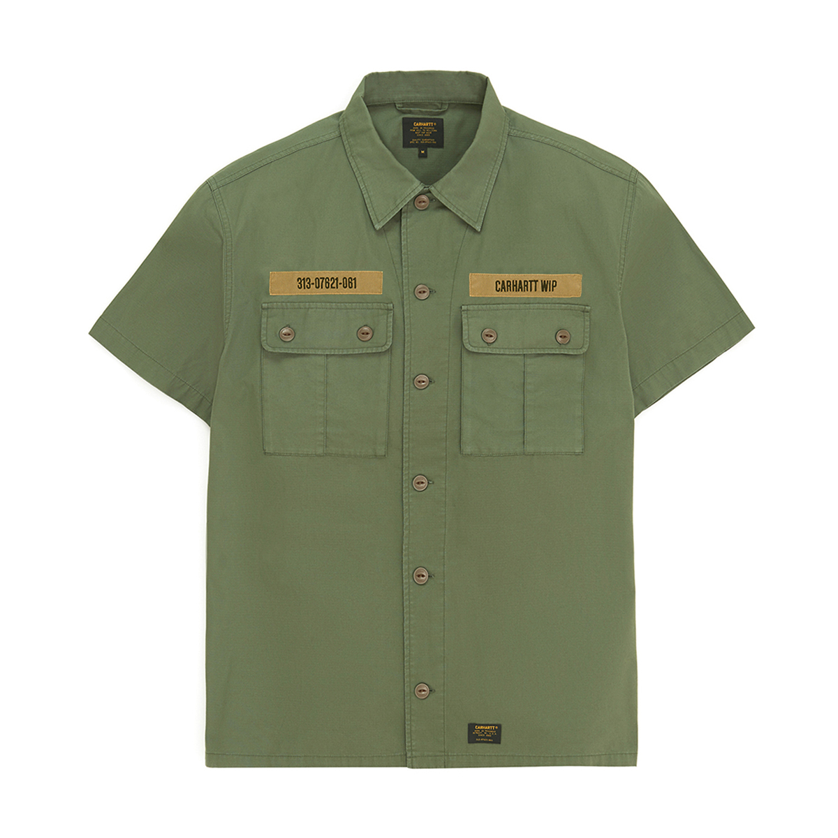 2020SS Carhartt S/S Adam Shirt 貼布 工裝 短袖 軍 襯衫 2色 A201007 現貨
