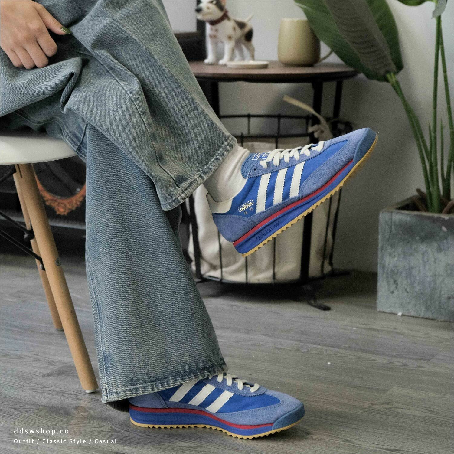 "代購" Adidas Originals SL 72 RS 復古鞋 藍色 IG2132