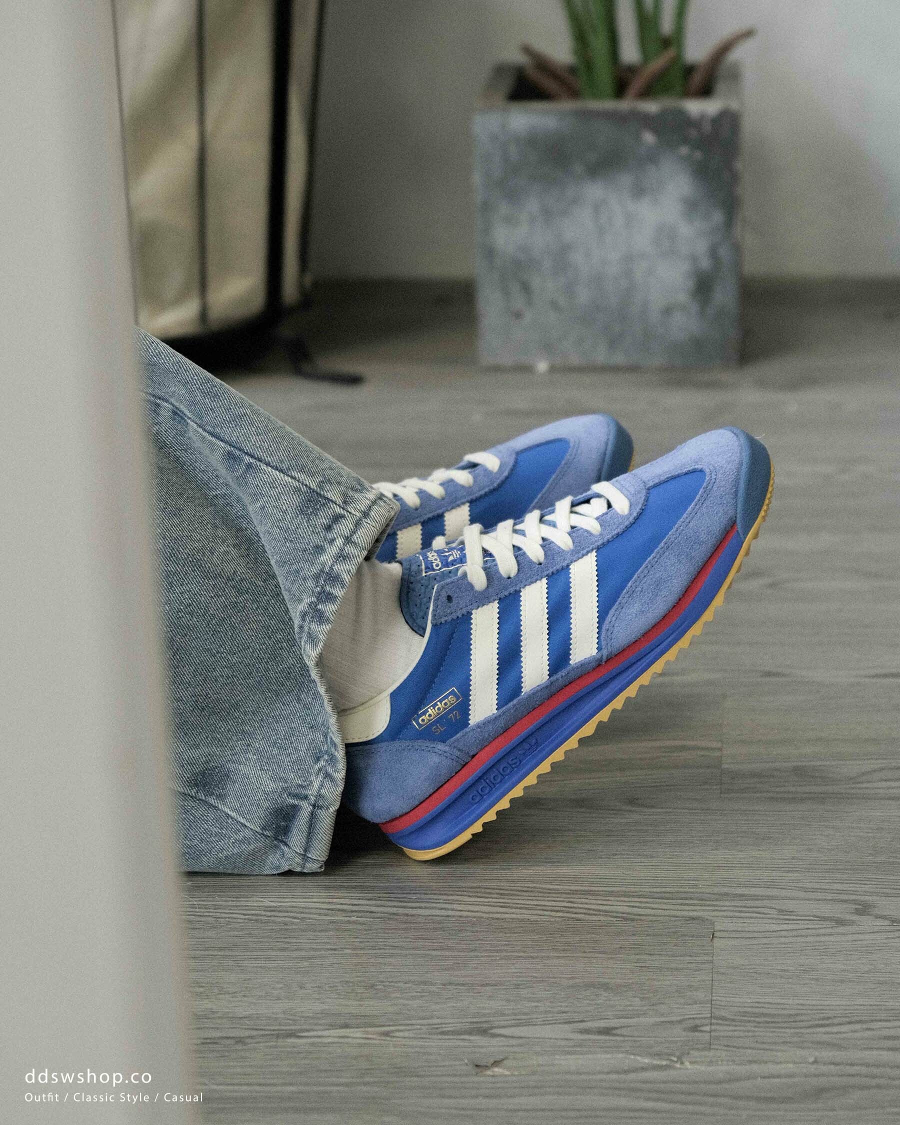 "代購" Adidas Originals SL 72 RS 復古鞋 藍色 IG2132