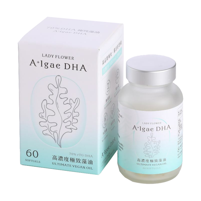 [Lady Flower] 70% DHA 極致藻油 60粒/盒