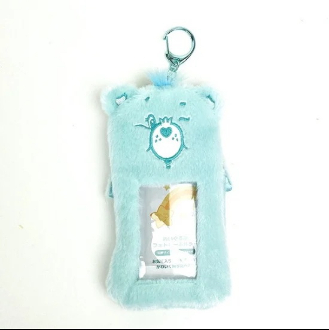 日本限定 care bears 彩虹熊 6角色 毛絨 照片鑰匙 鑰匙 鑰匙圈