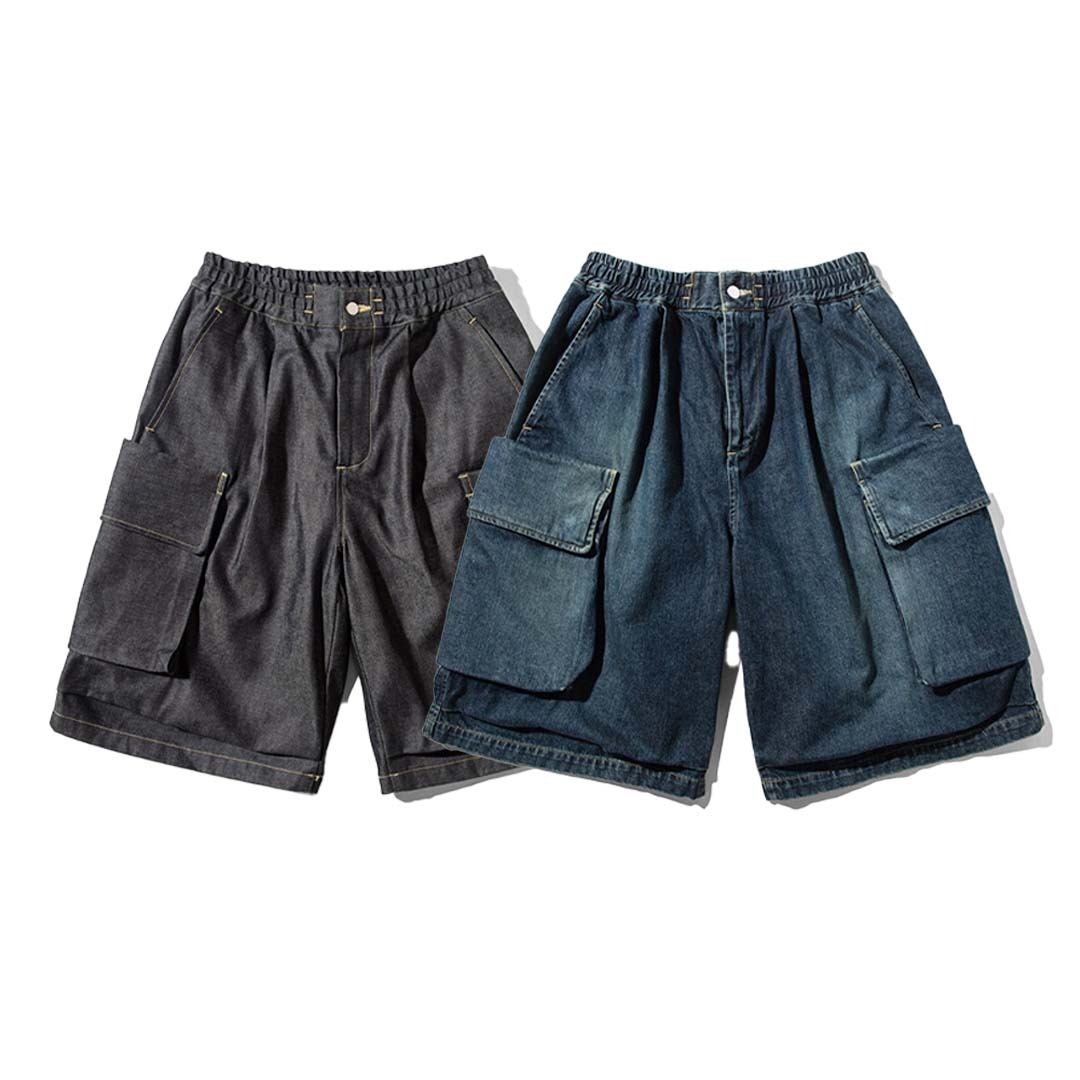 2024SS CLESSTE SELVEDGE DENIM CITY MILITARY HALF PANTS