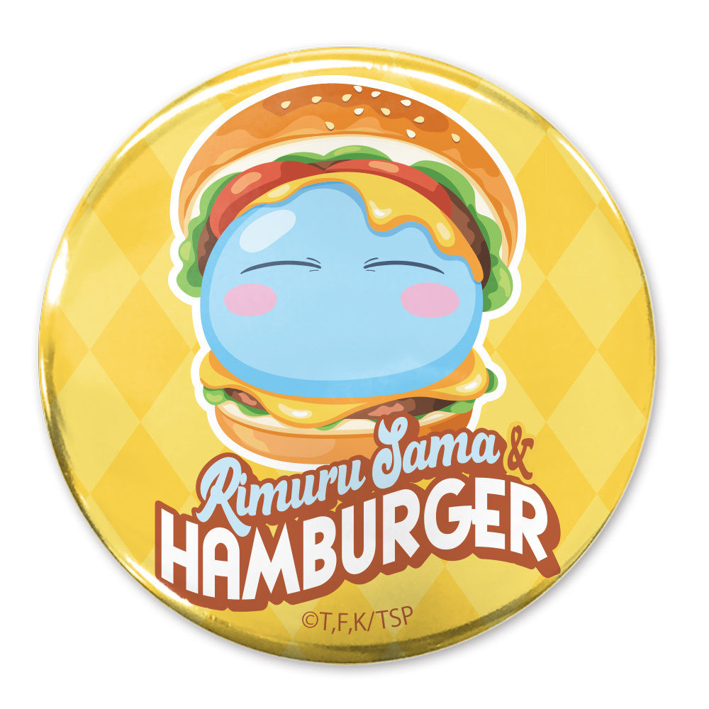 Cospa 1111 ハンバーガーに挟まれたリムル様 65mm缶バッジ [転生したらスライムだった件]