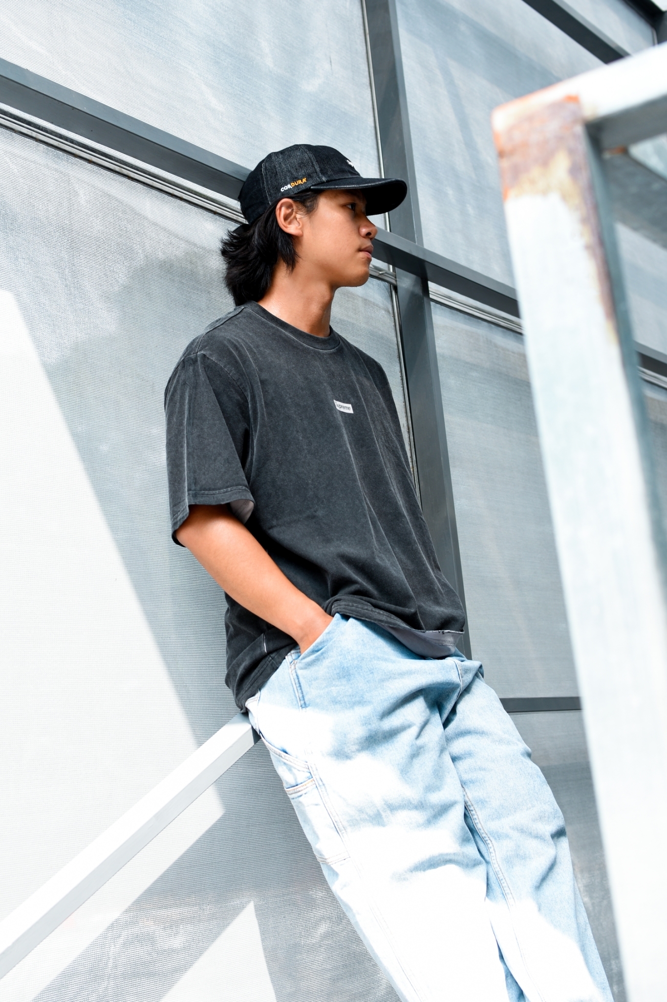 ☆ETW☆【台中店】Supreme 24SS Cordura® Denim Small Box 6-Panel