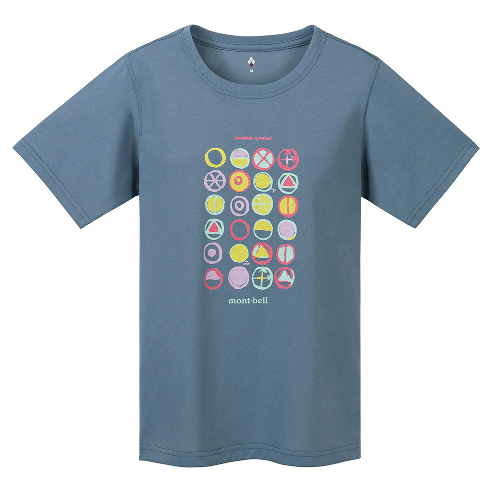 【特價款】日本montbell: 快乾透氣 Wickron T Women's Weather Symbol