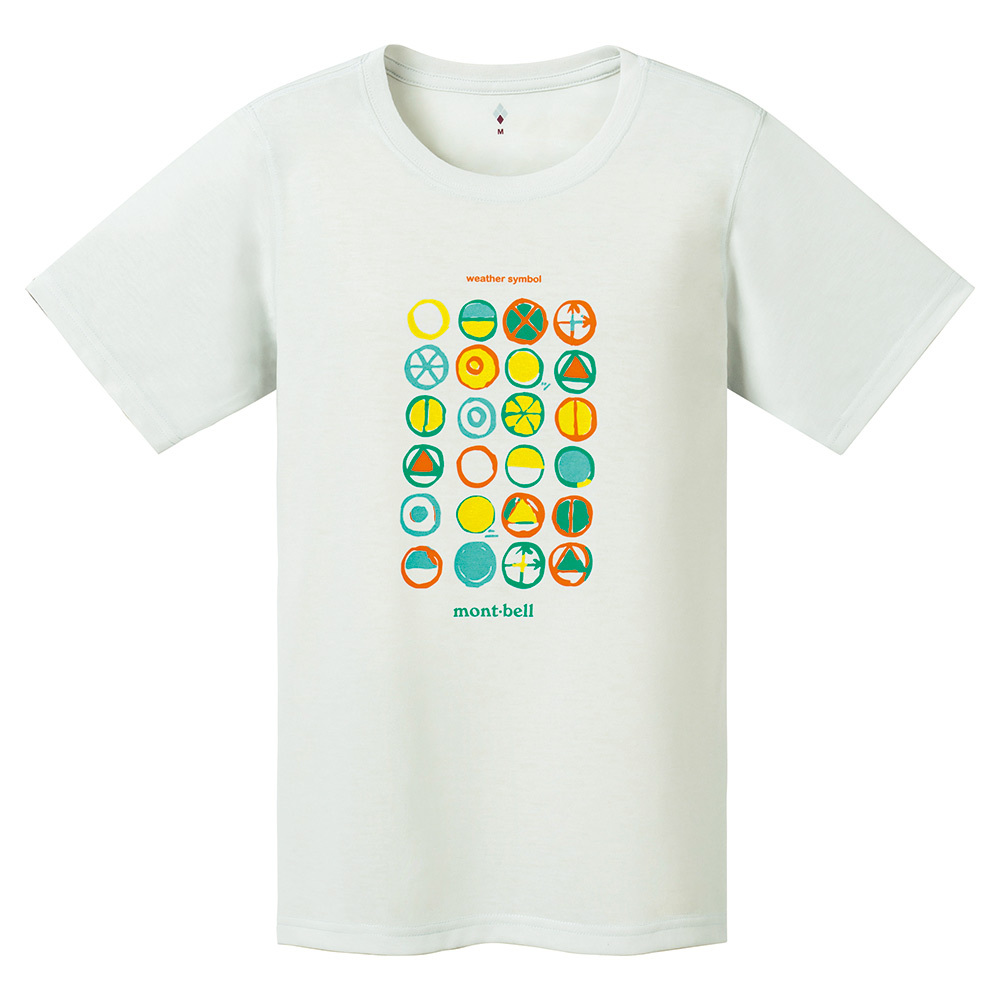 【特價款】日本montbell: 快乾透氣 Wickron T Women's Weather Symbol