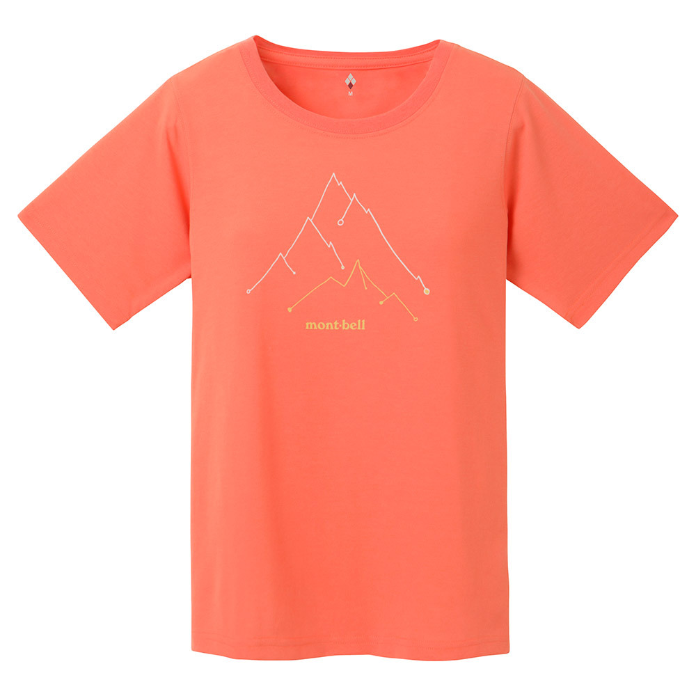【特價款】日本montbell: 快乾透氣 Wickron T Women's Peak