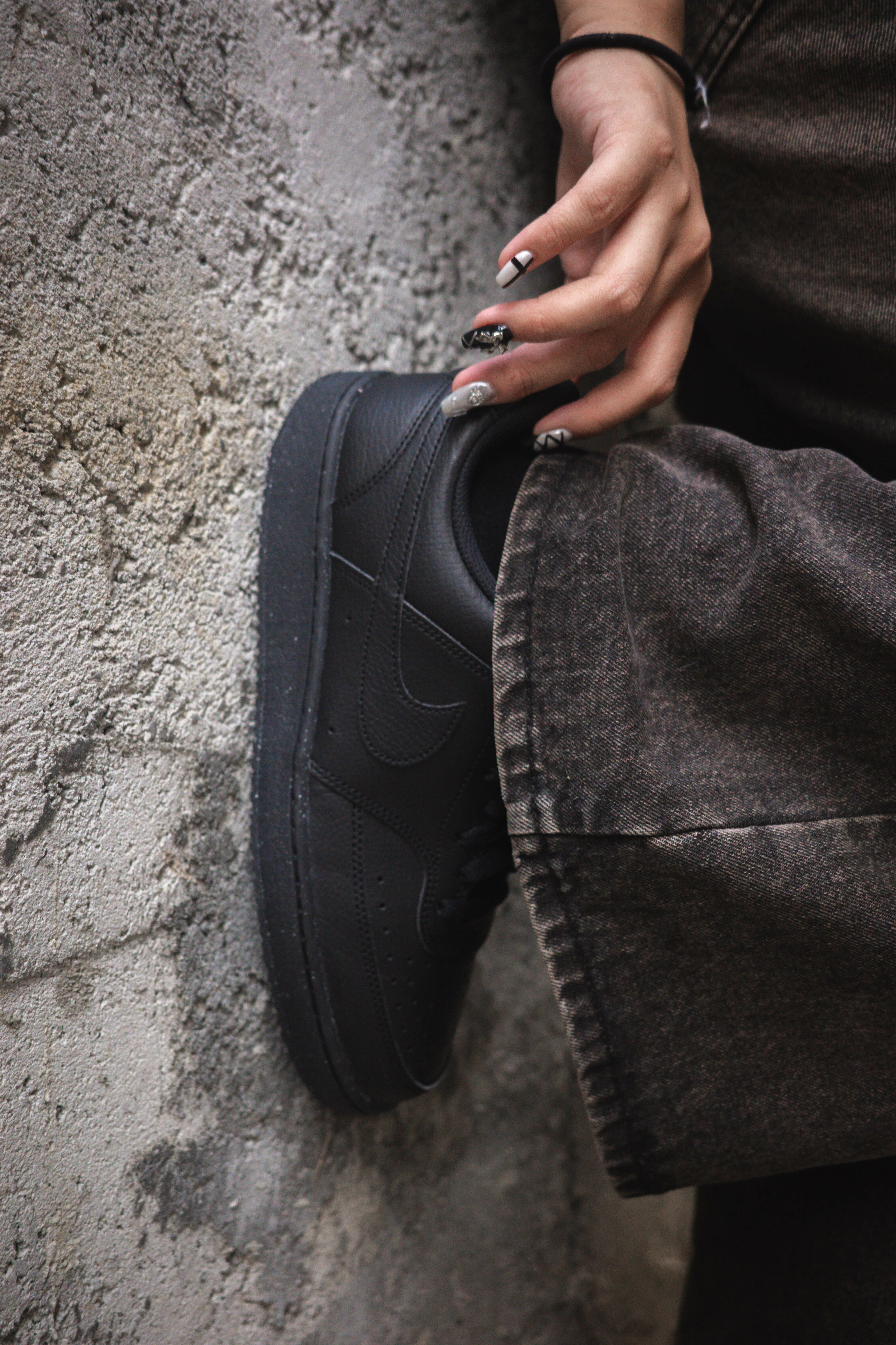 Nike court vision 全黑 黑武士 Dh2987-002