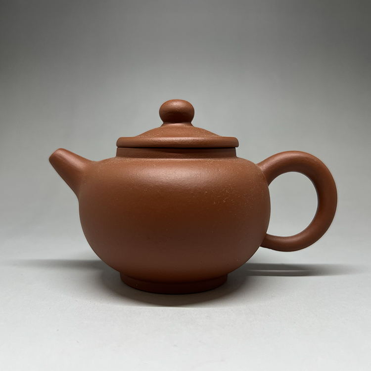 茶香自在】宜興紅泥壺早期壺單孔出水90年代一廠壺蔣坤仙製