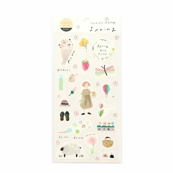 Kamiiso: Miki Tamura Sticker Sheet - Spring