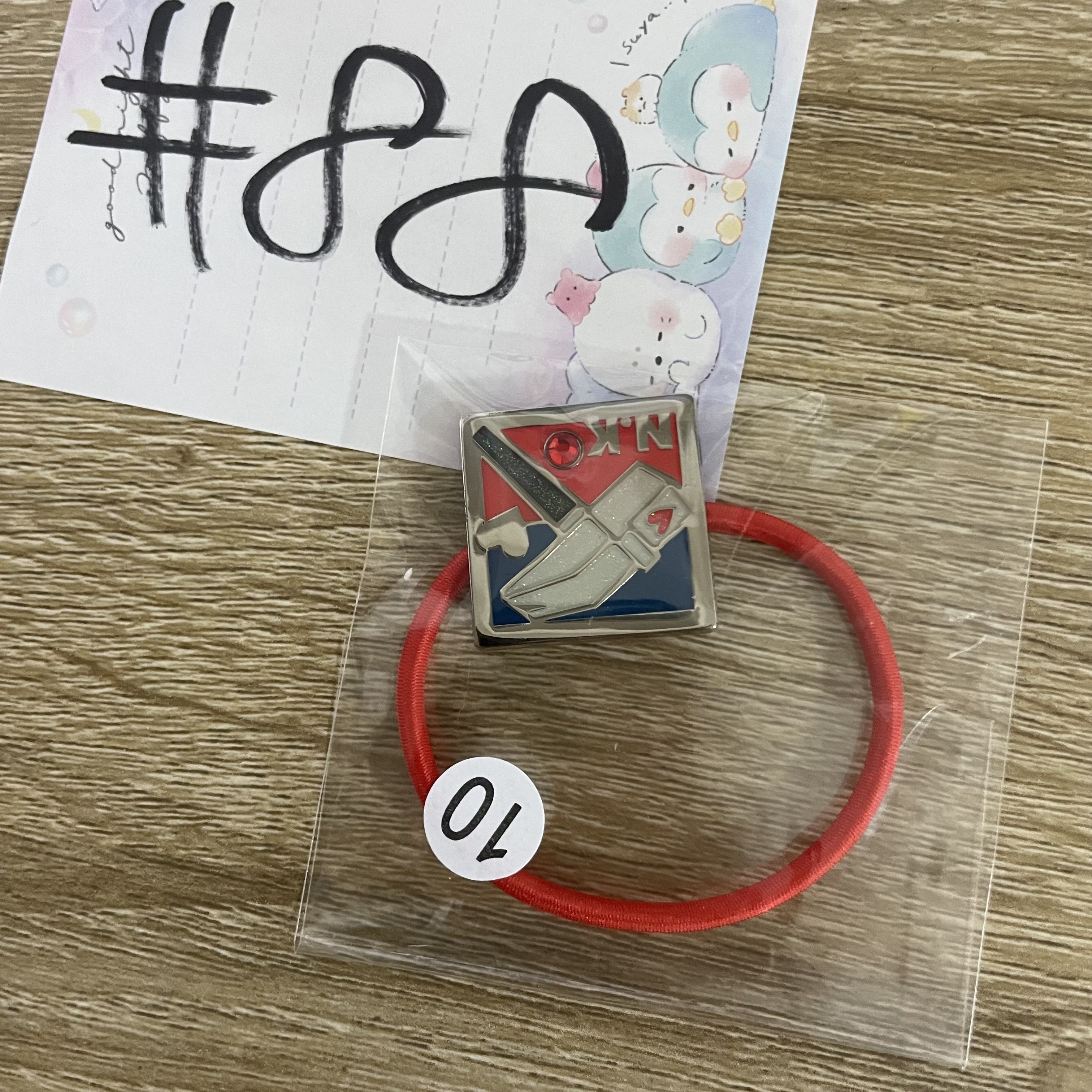 咒術迴戰     野薔薇 髮圈 襟章#88