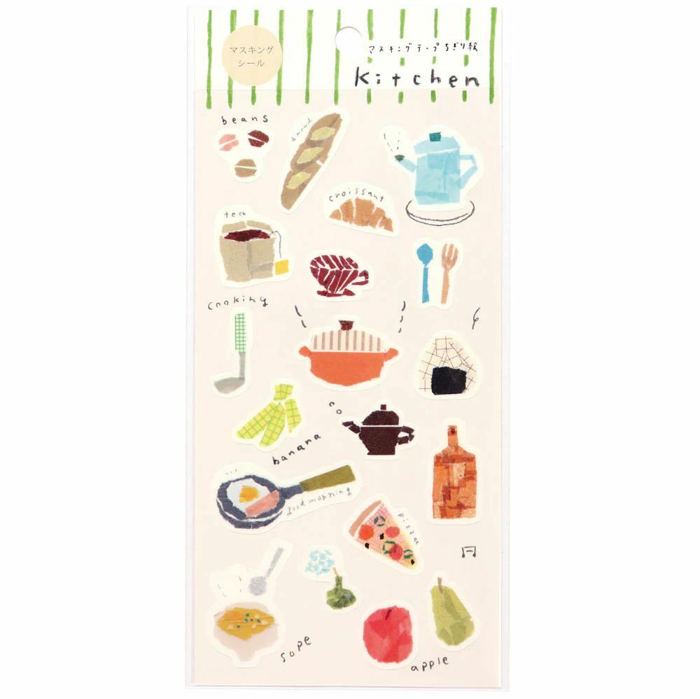 Kamiiso: Miki Tamura Sticker Sheet - Kitchen