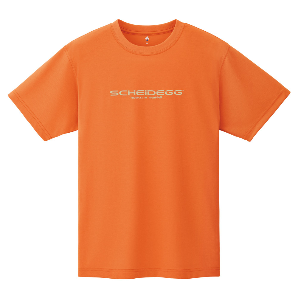 【特價款】日本montbell: 快乾透氣 Wickron T SCHEIDEGG Logo