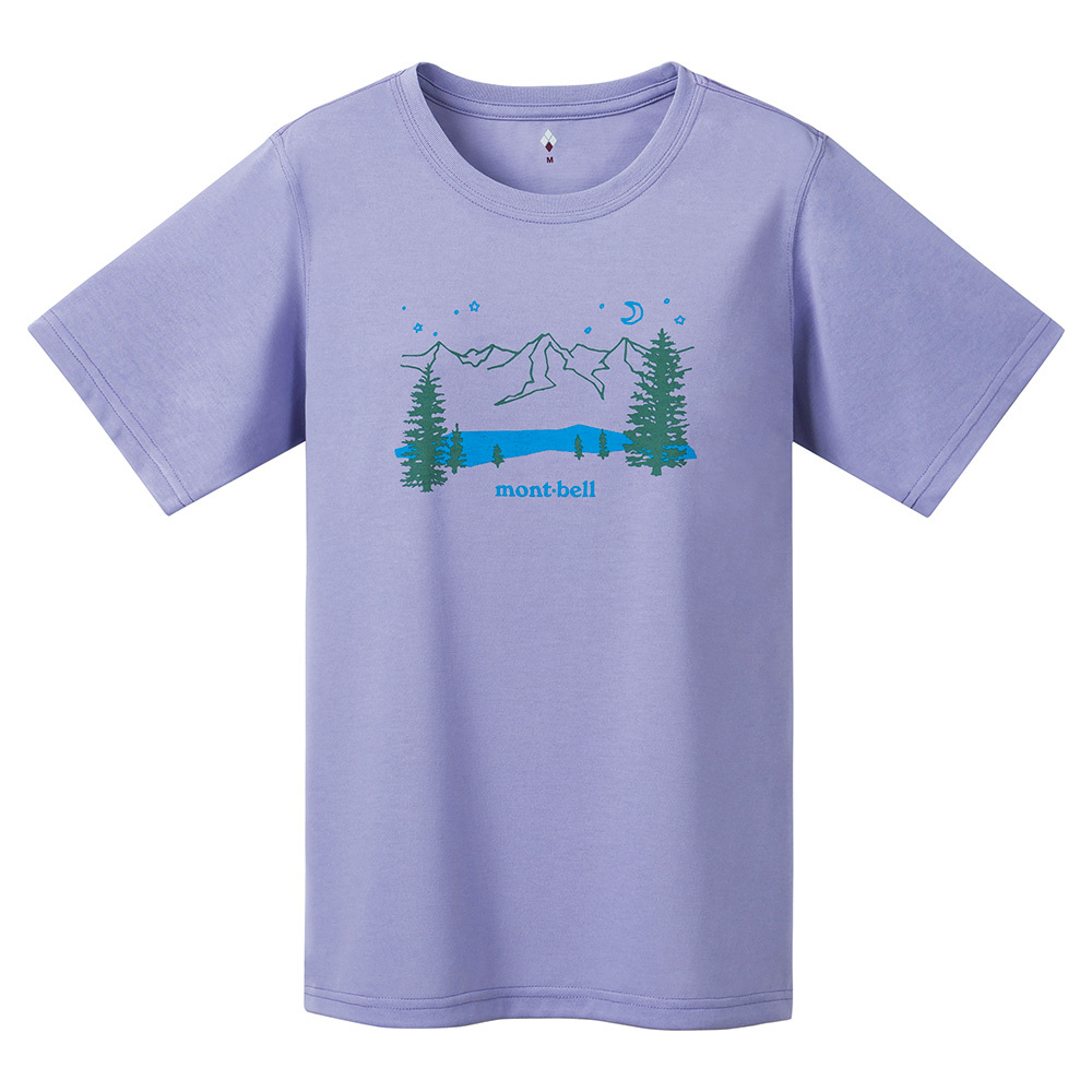 【特價款】日本montbell: 快乾透氣 Wickron T Women's Blue Lake