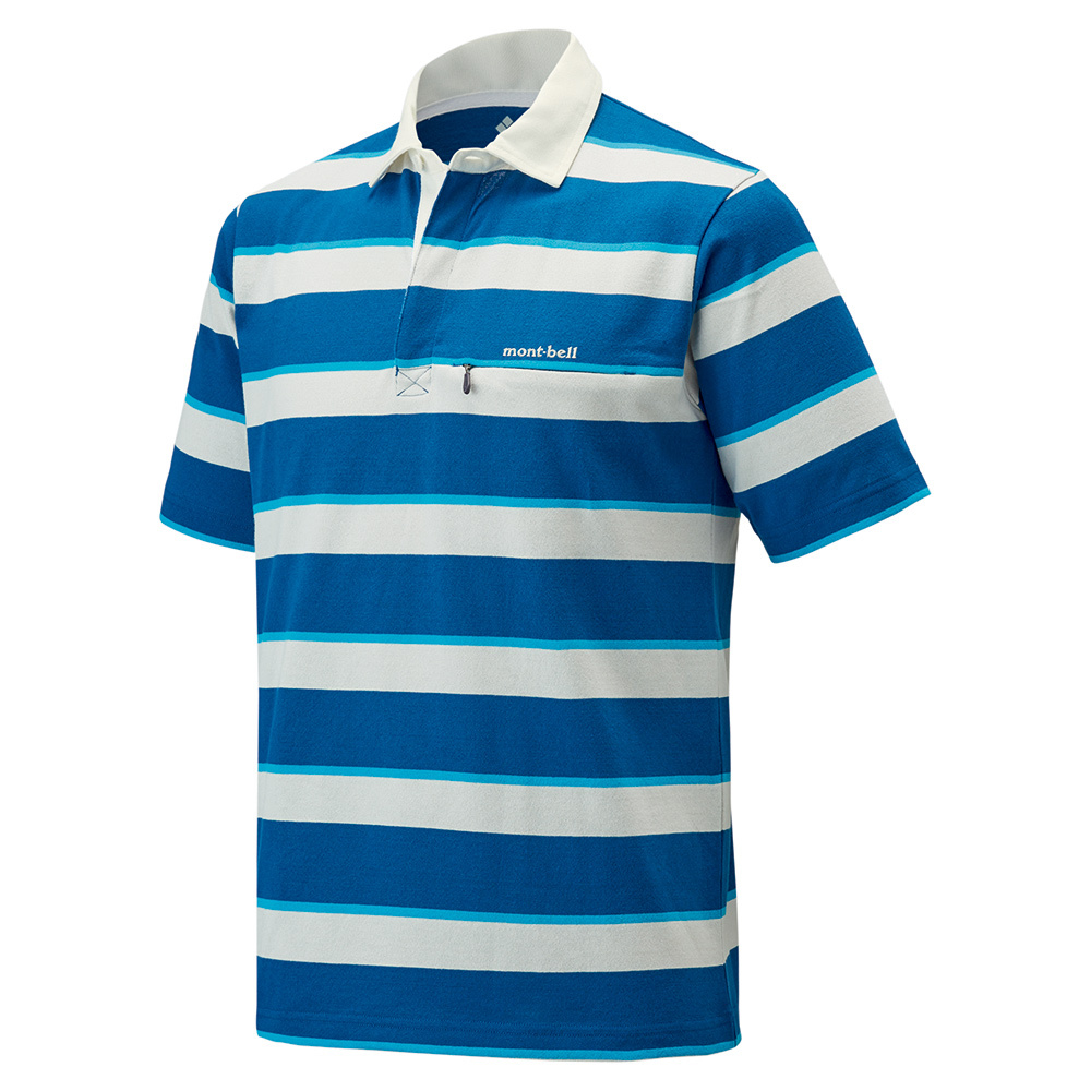 【特價款】日本montbell: 快乾透氣 Wickron Rugger Shirt Short Sleeve Men's