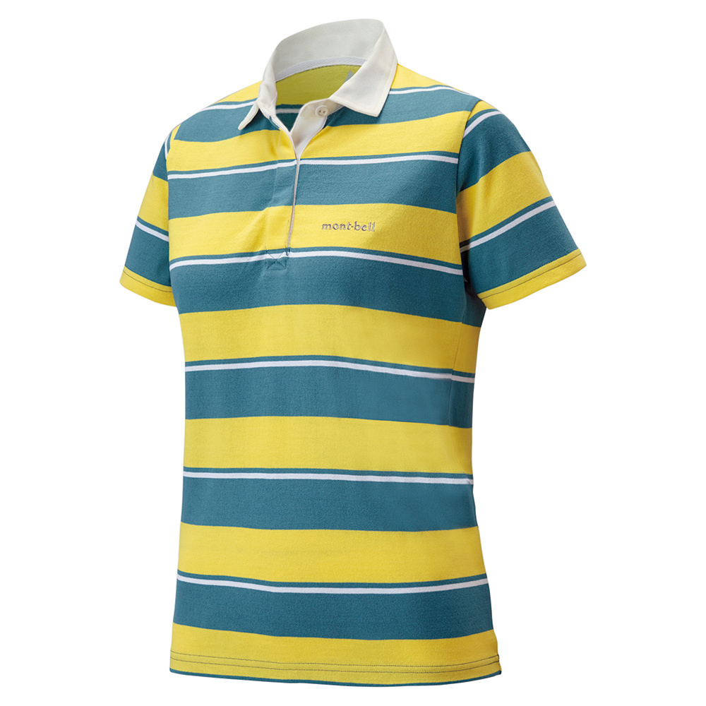 【特價款】日本montbell: 快乾透氣 Wickron Rugger Shirt Short Sleeve Women's