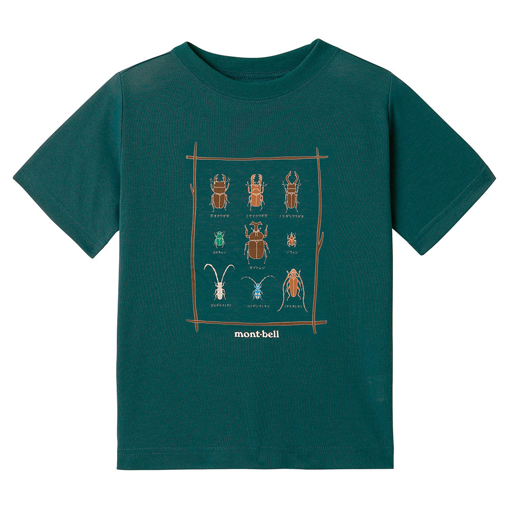 【特價款】日本montbell: 快乾透氣 Wickron T Kid's Beetles 100 - 120