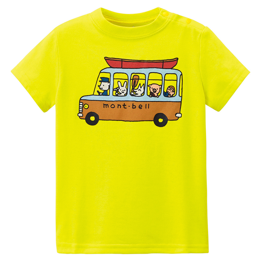 【特價款】日本montbell: 快乾透氣 Wickron T Baby's mont-bell Bus 80 - 90