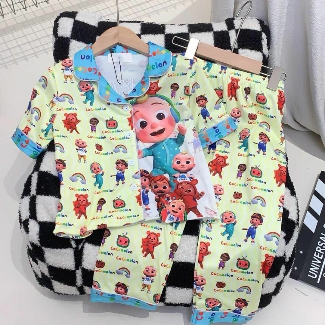 Cocomelon 牛奶絲睡衣套裝