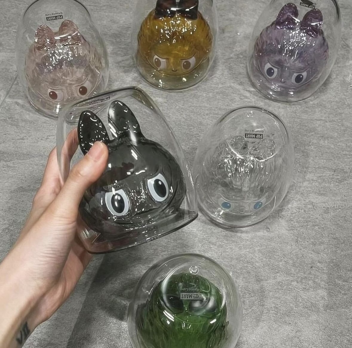 POPMART The Monster Cheers Labubu 雙層玻璃杯 盲盒 6+1款/預購