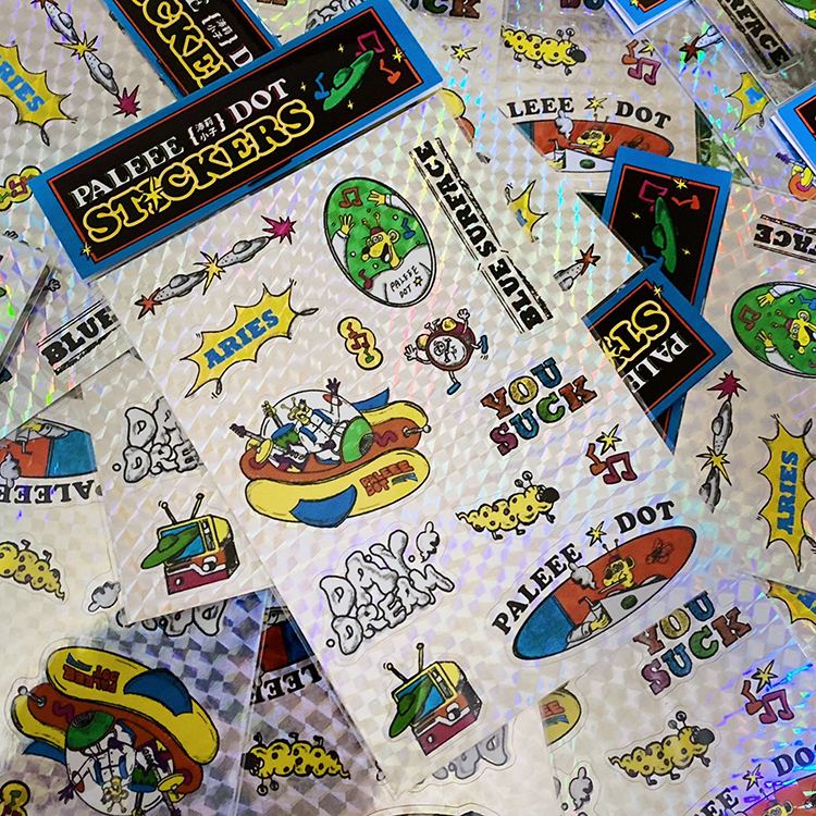 【沛莉小子 Paleee Dot】宇宙輻射貼紙
