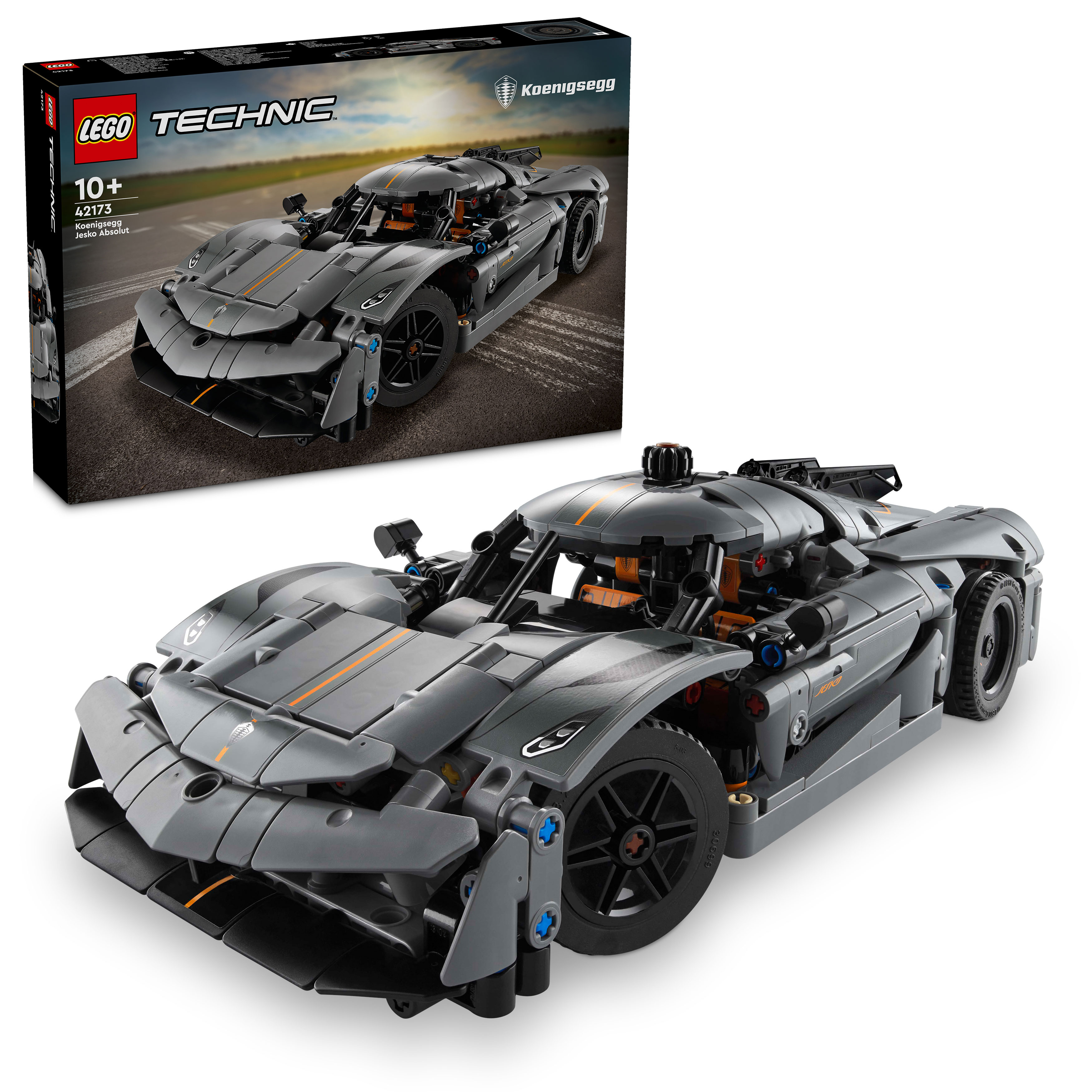 エルちゃん 42173 - Koenigsegg Jesko Absolut Gray Hypercar