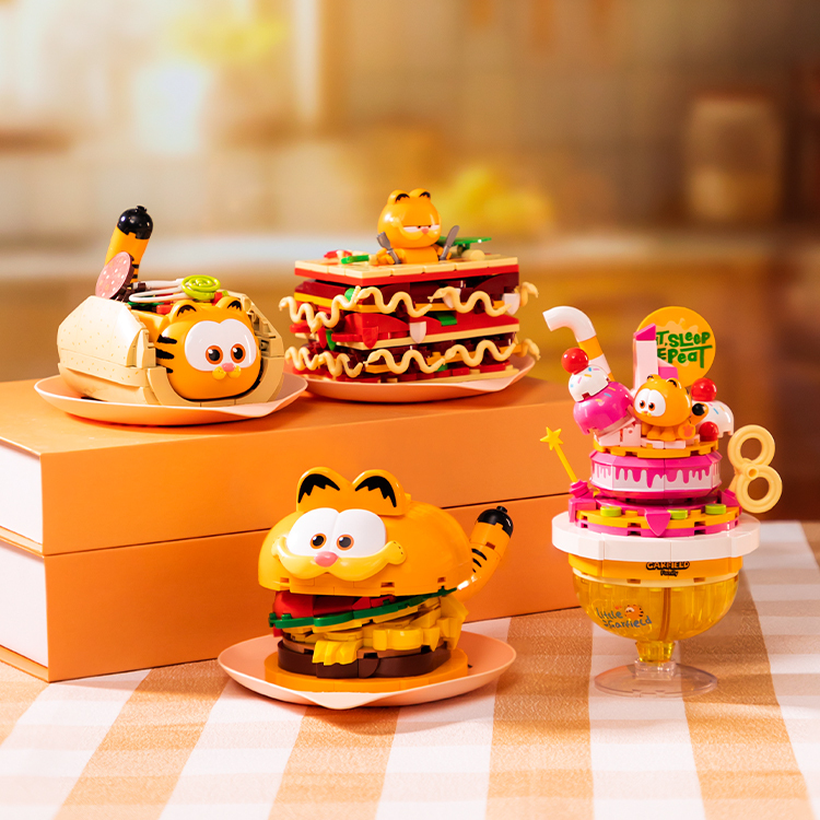 拼奇 加菲貓 奶油特調 收藏積木(86806)