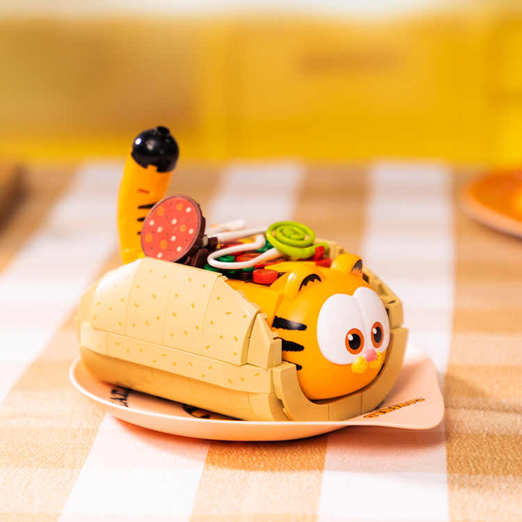 拼奇 加菲貓 美味塔可 收藏積木(86808)