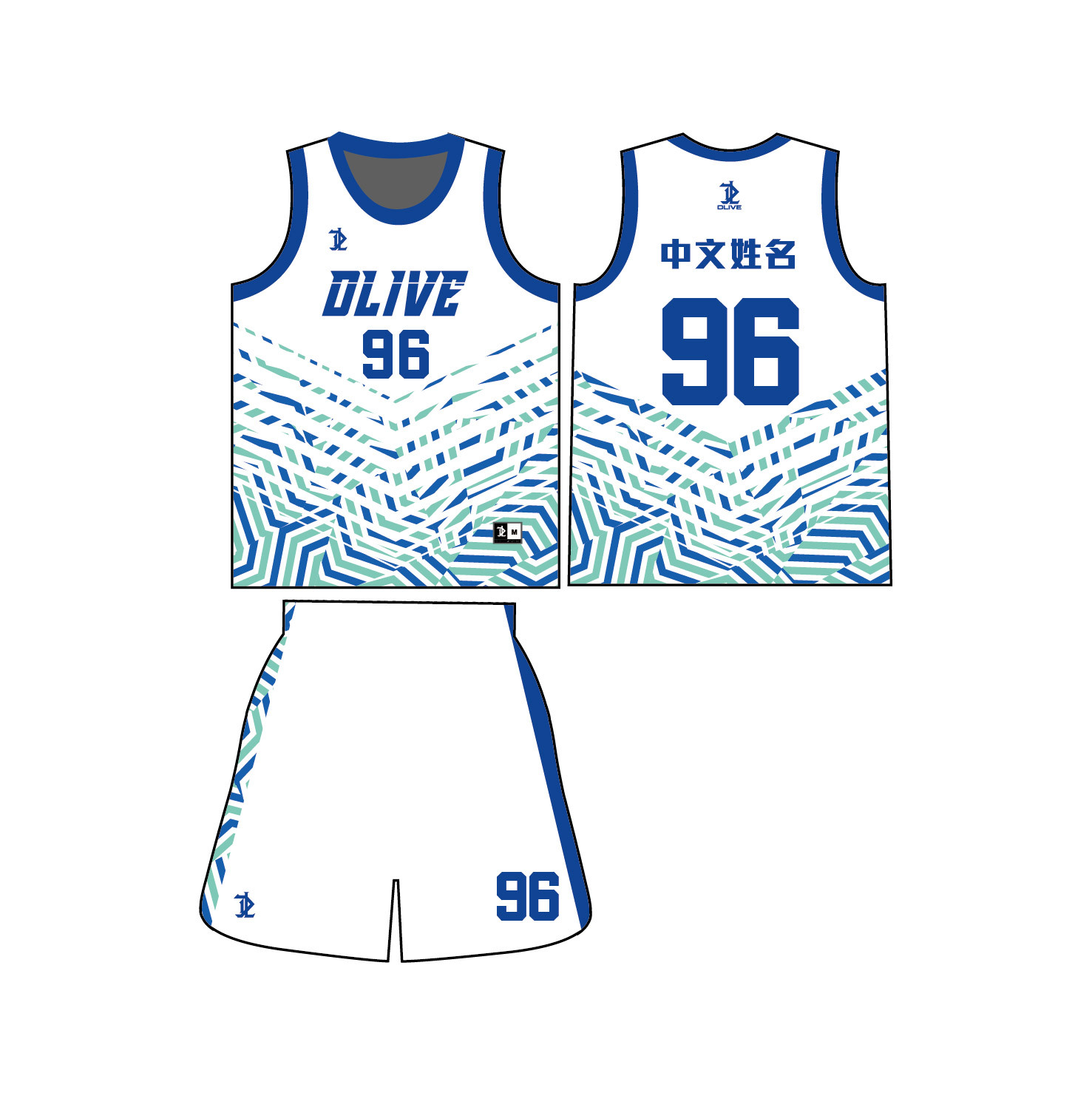 單面昇華圓領籃球服 - 幻想曲