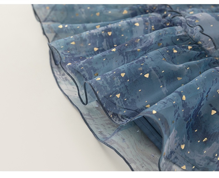 閉眼星空紗裙洋裝