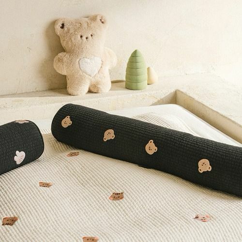 PREMIUM絎縫系列-圓圓臉棉圓柱抱枕枕套(枕芯需另外購買)