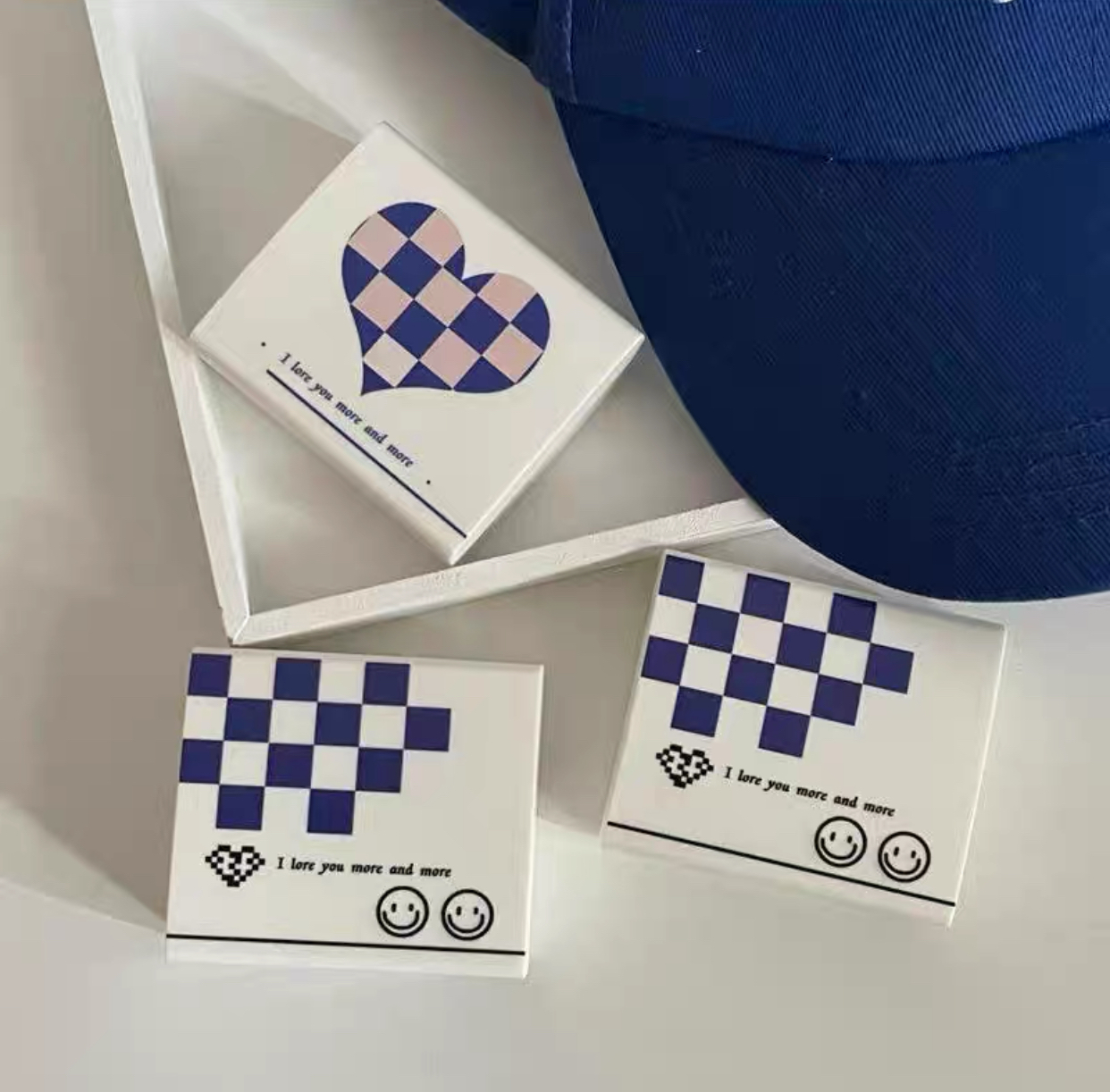 Ins Style Klein Blue Plaid Len Case