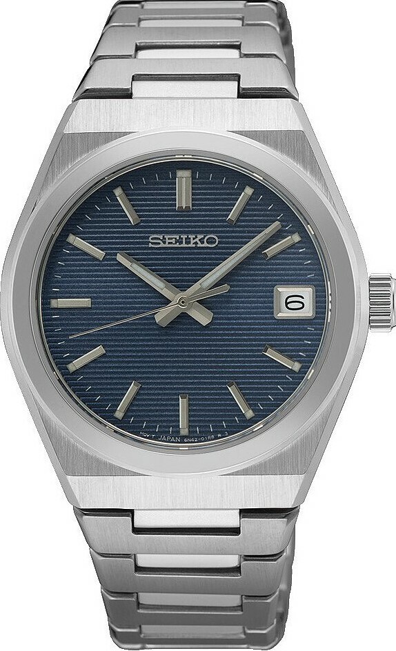 萬年鐘錶 - SEIKO  CS 系列 藍面經典簡約女錶  SUR575P1 / 6N42-00N0B 錶徑34MM