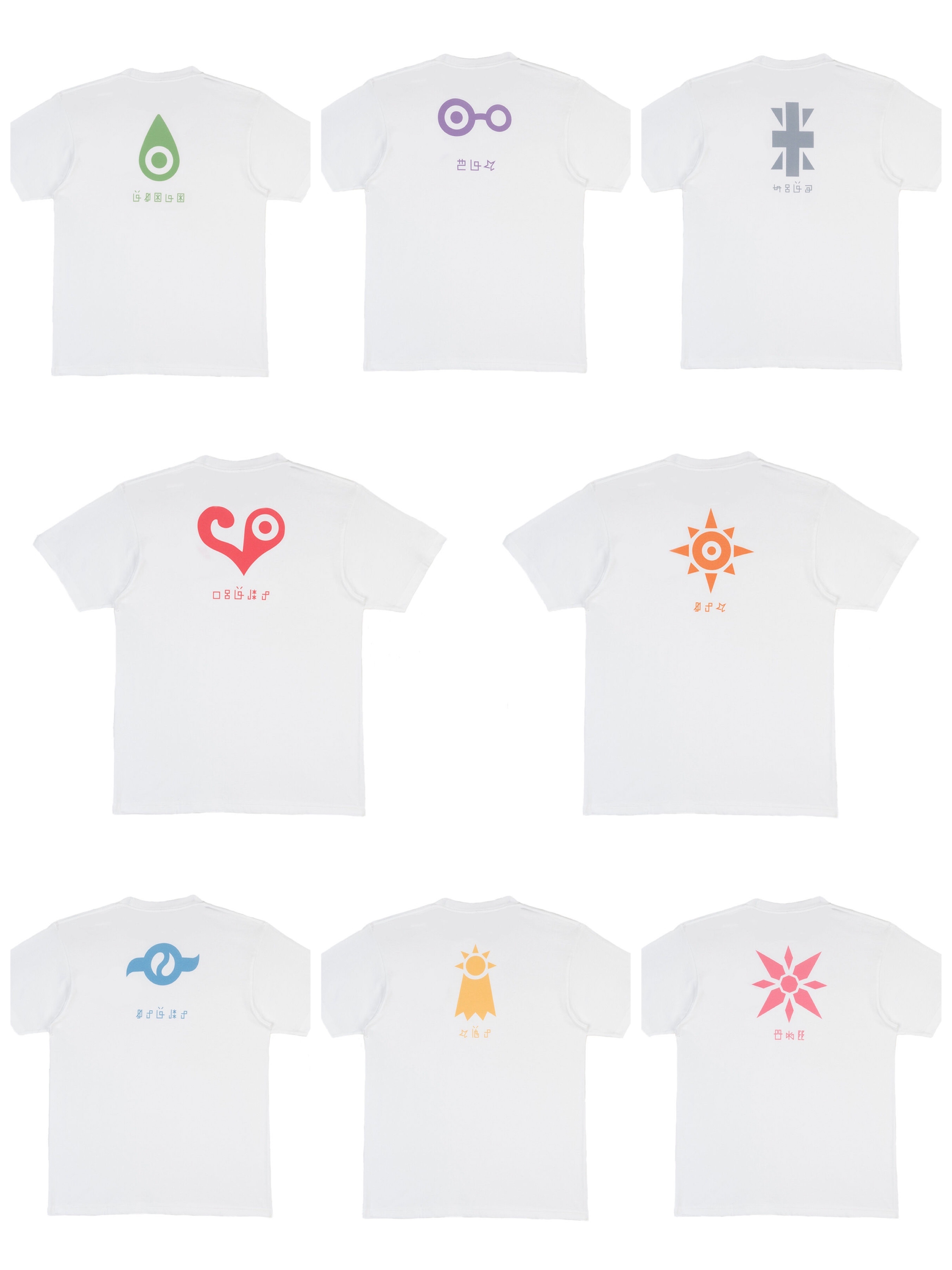 226957 Pbandai 預訂2025/5月 デジモンアドベンチャー 紋章モチーフTシャツ(全8柄・白色)