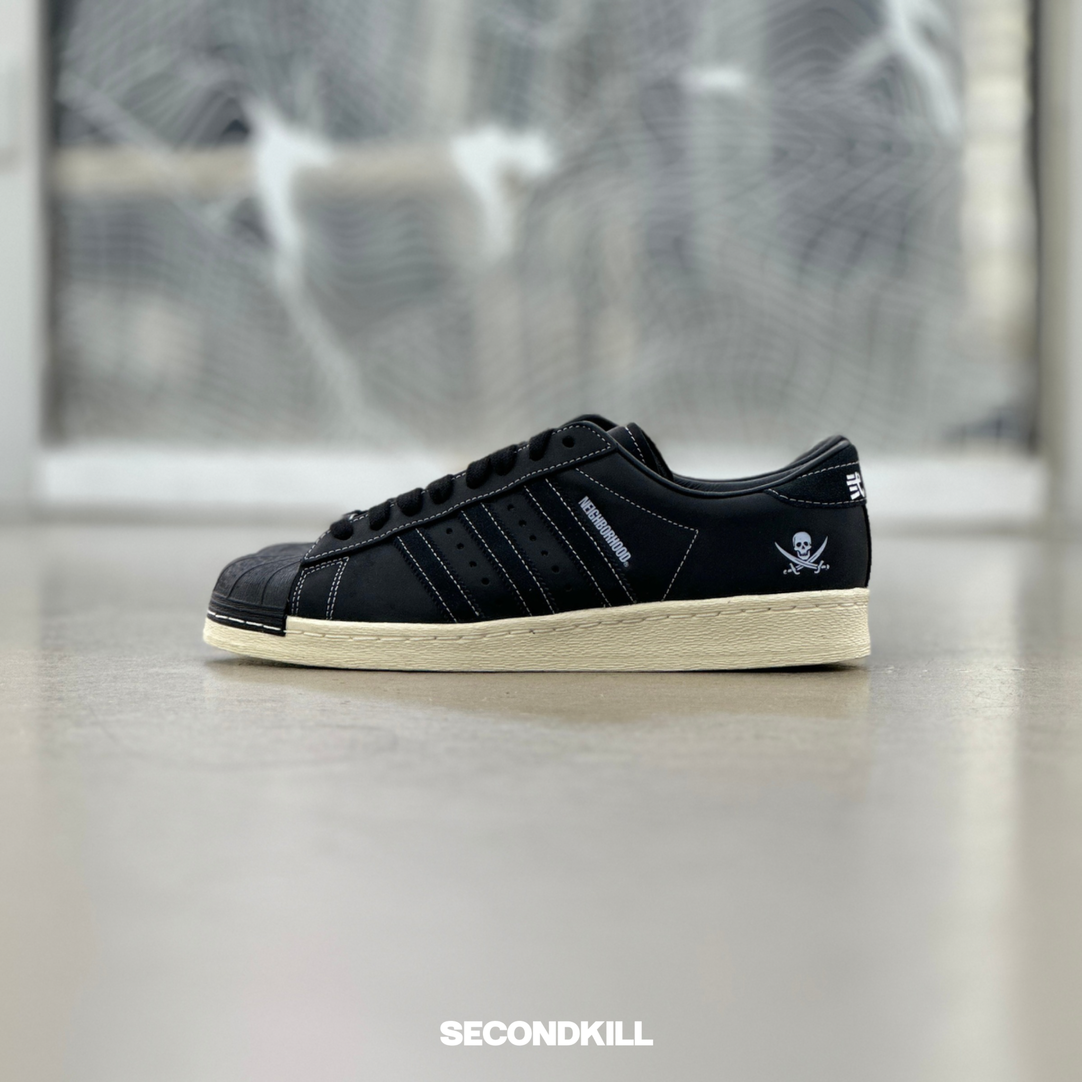Neighborhood X Adidas Superstar Black l ID8650