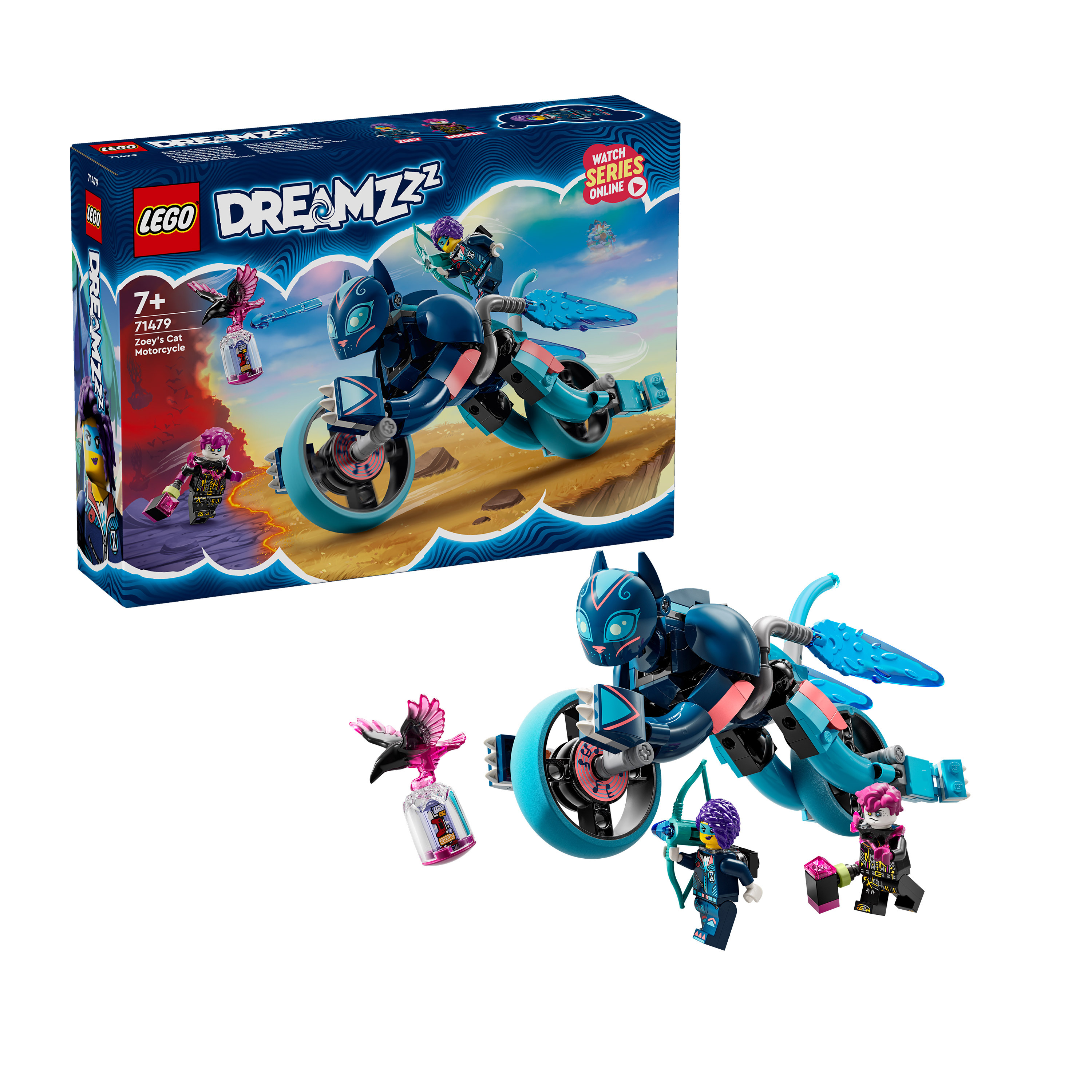 コロままページ ゾーイ の キャットバイク 71479 | レゴ®ドリームズ |レゴ