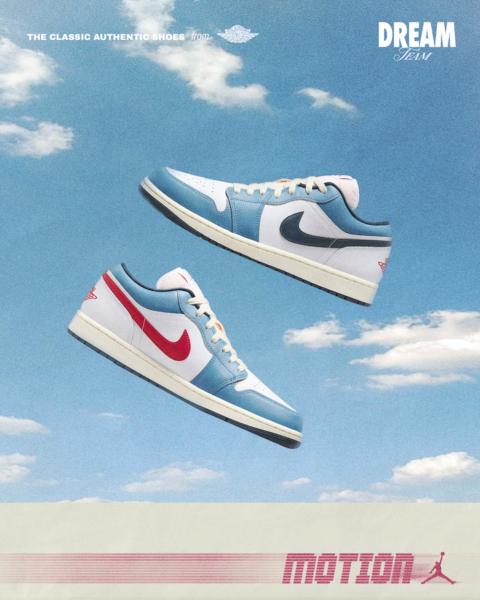 iSNEAKERS｜Air Jordan 1 Low "Motion" 夢幻隊 HM3711-144