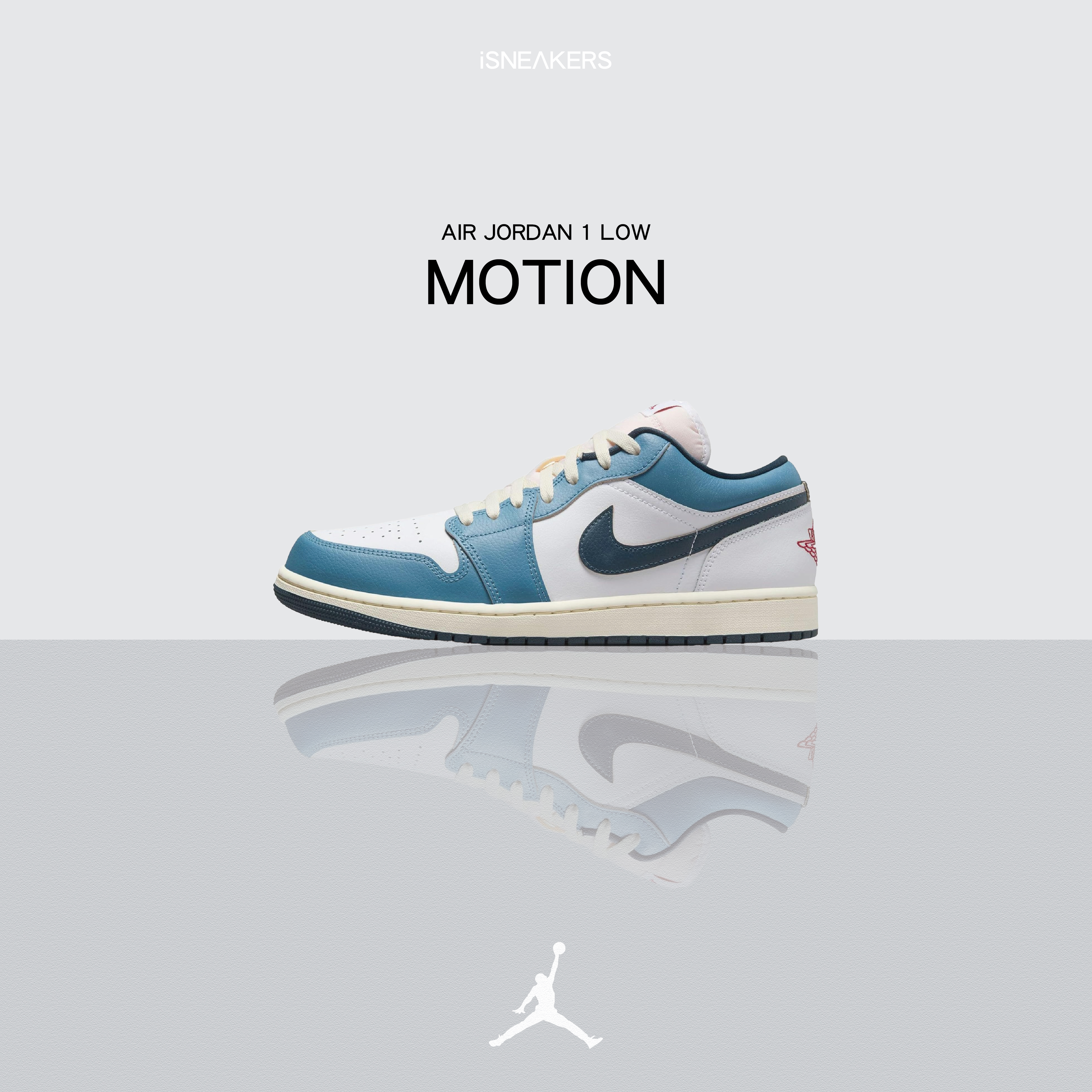 iSNEAKERS｜Air Jordan 1 Low "Motion" 夢幻隊 HM3711-144