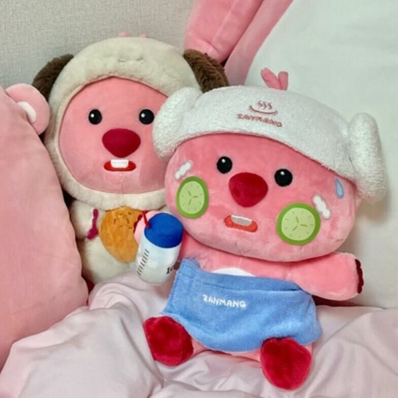 🇰🇷 LOOPY 韓國限定 露比 小海貍 泳圈玩偶 汗蒸玩偶 公仔 正版周邊 / 預購